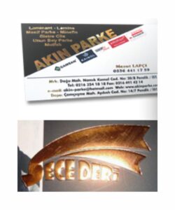 Altın Yaldızlı Kartvizit