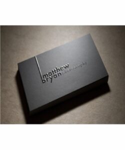 Kabartma Laklı Kartvizit