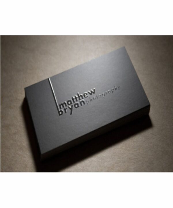 Kabartma Laklı Kartvizit