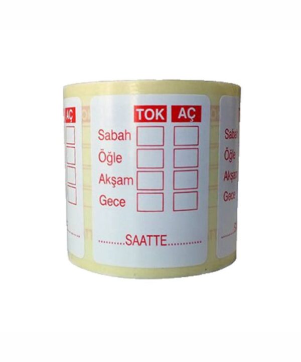 Eczane İlaç Etiketi